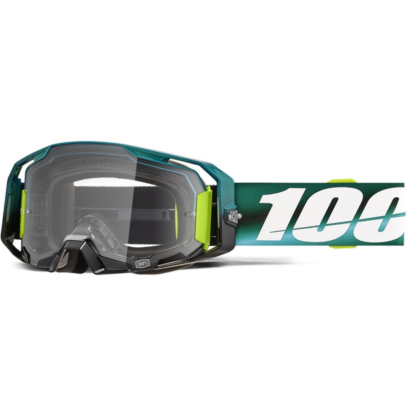 100% ARmatic Polarity motorcrossbril met helder plexiglas
