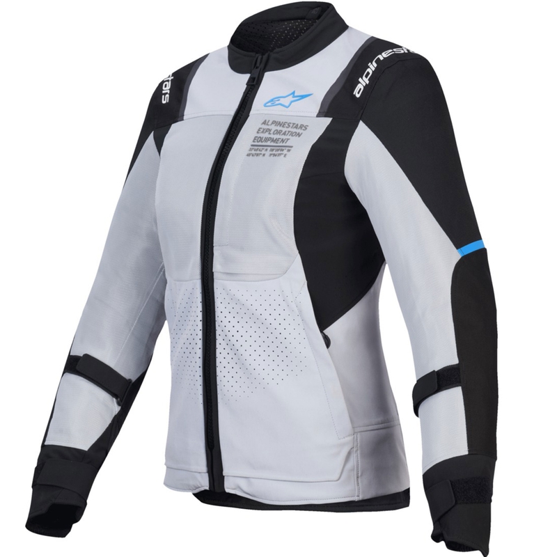 Alpinestars Stella ST-2 Air dames motorjack lichtgrijs-zwart