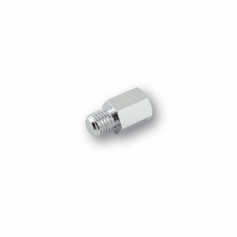 Adapter voor Highsider Smart spiegel van rechtse schroefdraad M8 naar rechtse schroefdraad M10, chroom