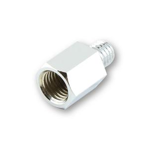 Adapter voor Highsider Smart spiegel van rechtse schroefdraad M10 naar rechtse schroefdraad M8 chroom