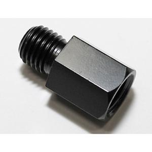 Adapter voor Highsider Smart spiegel van rechtse schroefdraad M10 naar rechtse schroefdraad M10 zwart
