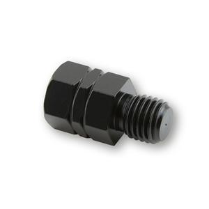 Adapter voor Highsider Smart spiegel van linkse schroefdraad M10 naar rechtse schroefdraad M10 zwart