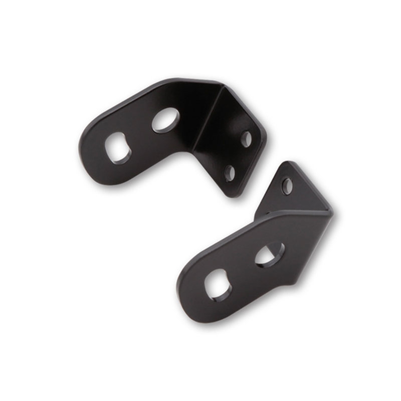 Originele Highsider Pro richtingaanwijzerhouder voor Triumph 15 motorkentekenplaat, zwart