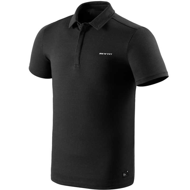 Revit Polo Wyatt T-shirt zwart