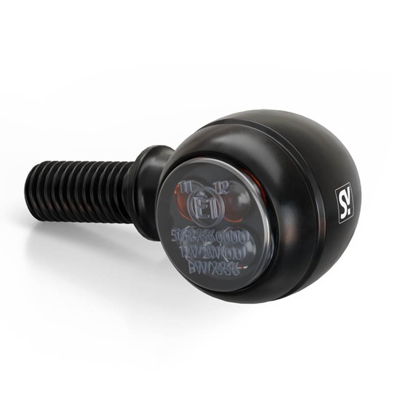 Motorfiets richtingaanwijzers Highsider Smart Circula-S LED 3in1 zwart
