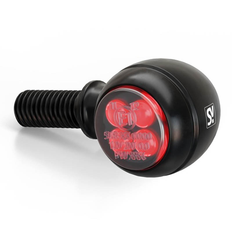 Motorfiets richtingaanwijzers Highsider Smart Circula-S LED 3in1 zwart