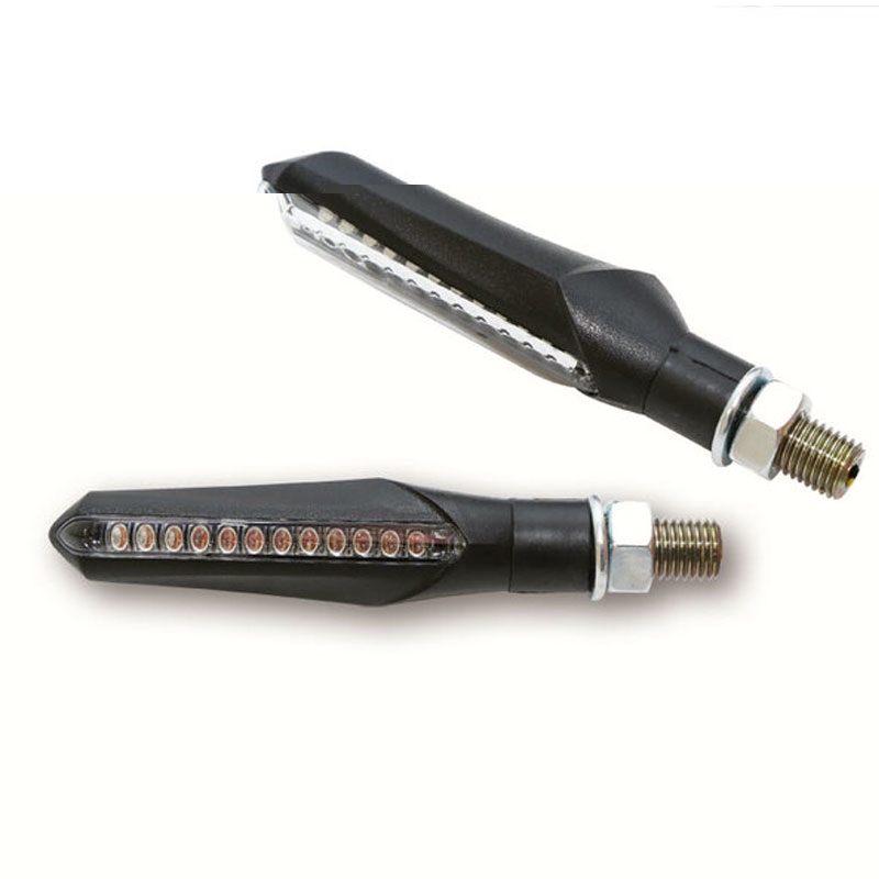 Highsider Smart Run LED motorknipperlichten zwart