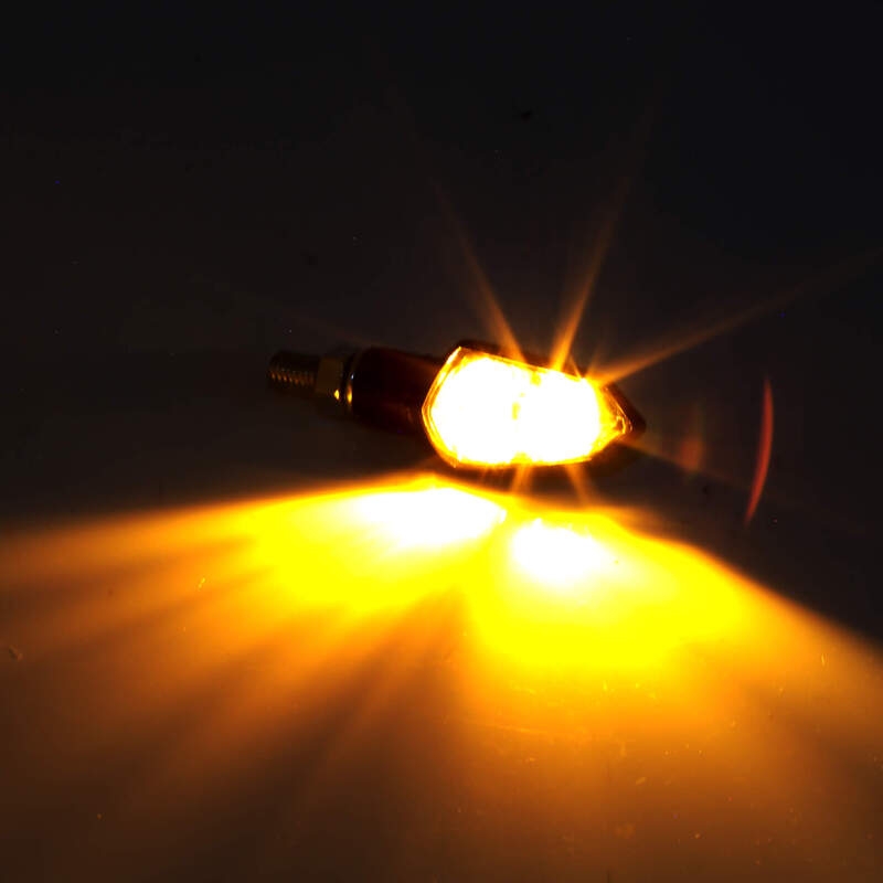 Motorfiets richtingaanwijzers Highsider Smart Nova LED zwart