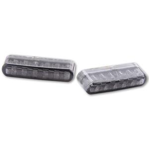 Motorfiets richtingaanwijzers Highsider Smart Shorty LED rookgrijs