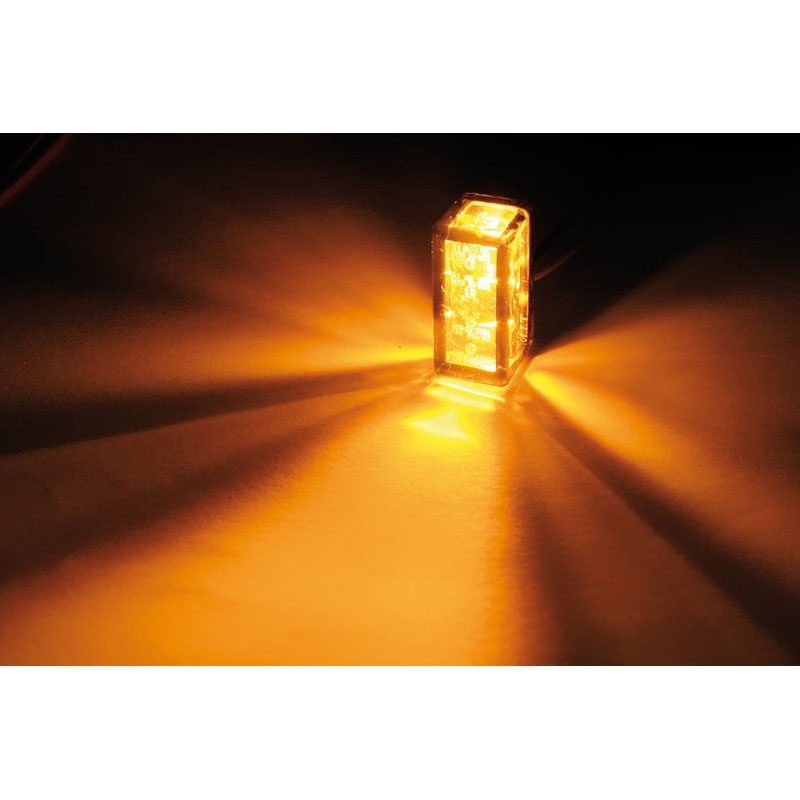 Motorfietsknipperlichten Highsider Smart Cube-V LED zwart