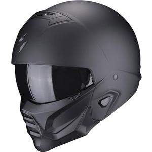 Open motorhelm met masker Scorpion EXO-COMBAT II Solid zwart mat