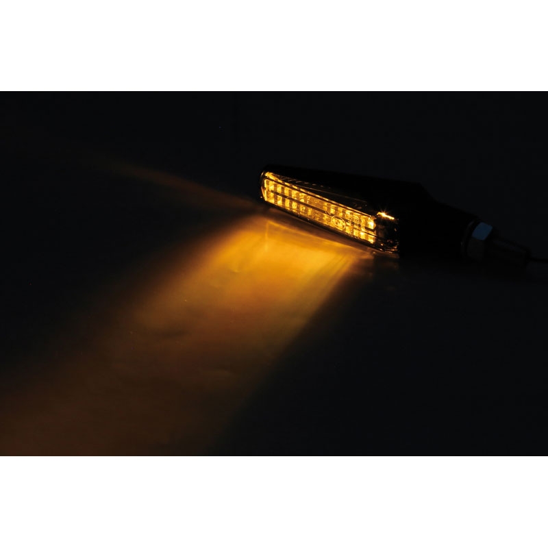 Motorfiets richtingaanwijzers Highsider Smart Fineline LED zwart