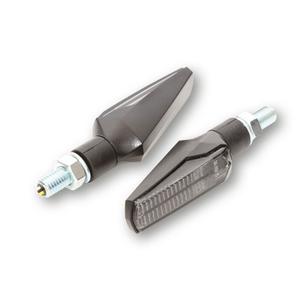 Motorfiets richtingaanwijzers Highsider Smart Fineline LED 2in1 zwart