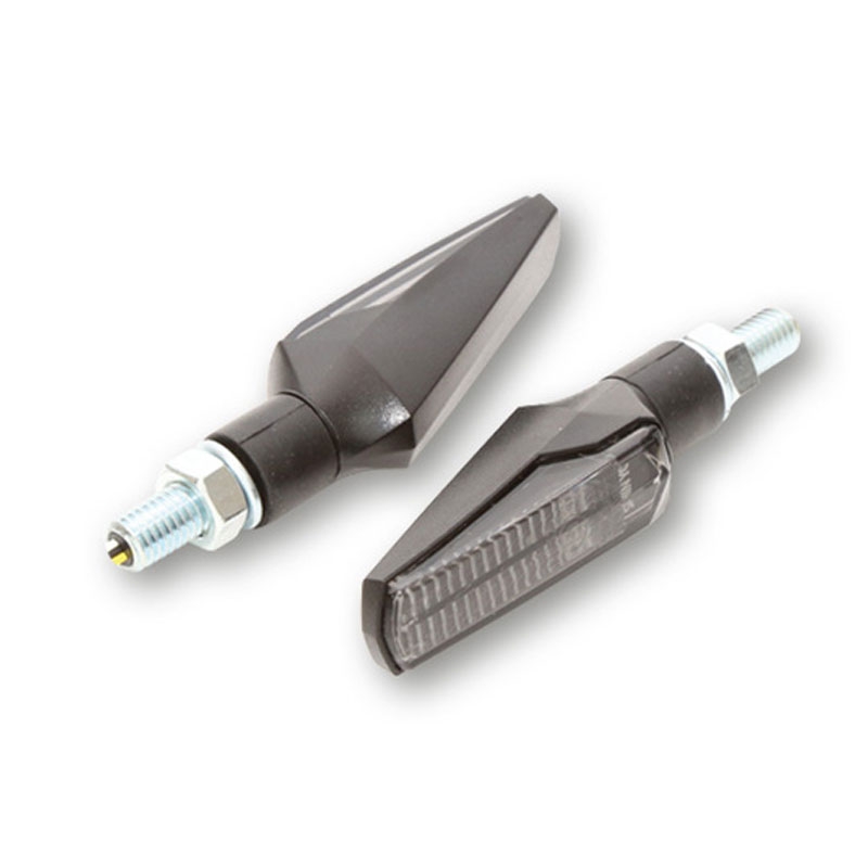 Motorfiets richtingaanwijzers Highsider Smart Fineline LED 2in1 zwart