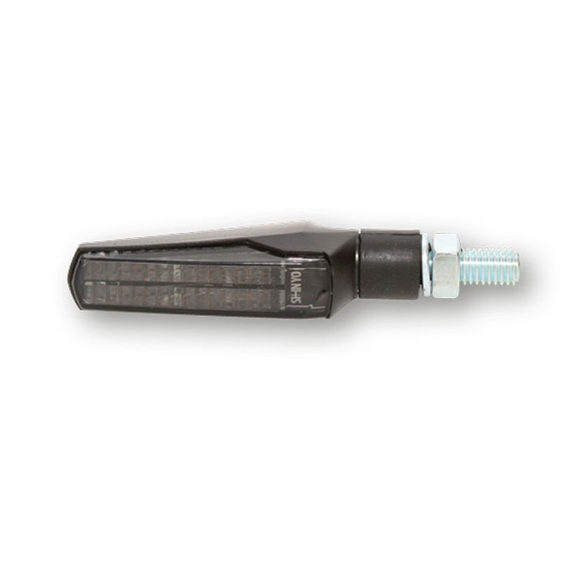 Motorfiets richtingaanwijzers Highsider Smart Fineline LED 2in1 zwart