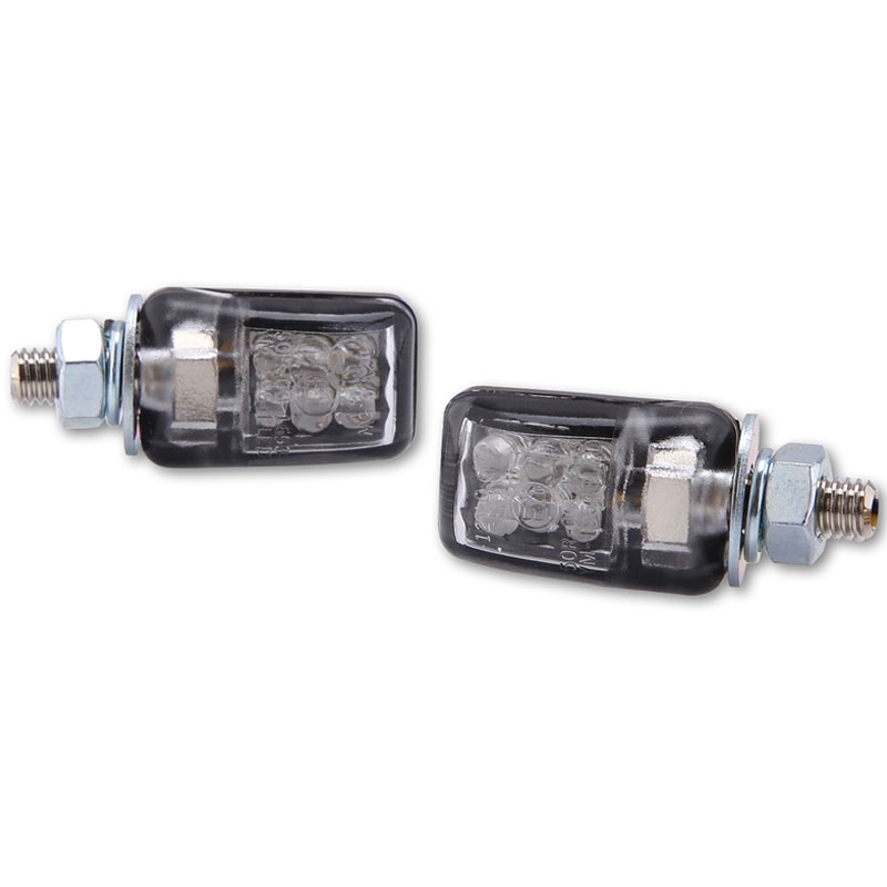 Motorfietsknipperlichten Highsider Smart Picco LED zwart