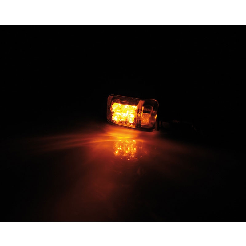 Motorfietsknipperlichten Highsider Smart Picco LED zwart