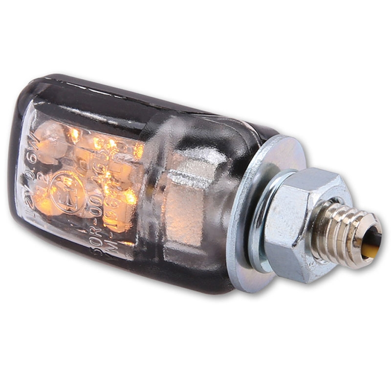 Motorfietsknipperlichten Highsider Smart Picco LED zwart