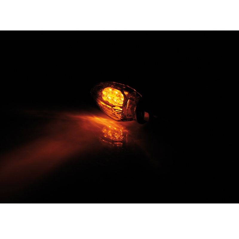 Highsider Smart Drop LED motorknipperlichten zwart