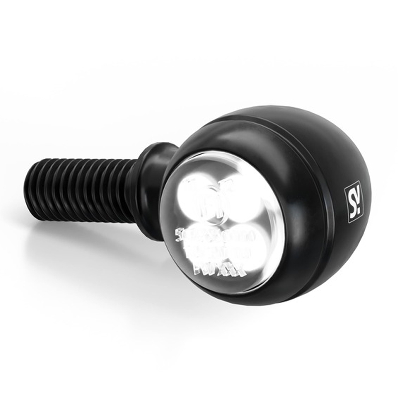 Motorfiets richtingaanwijzers Highsider Smart Circula-S LED 2in1 zwart