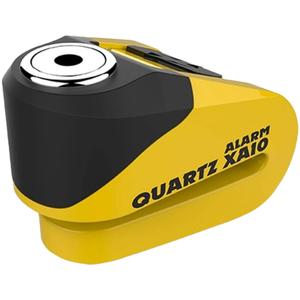 Oxford Quartz Alarm XA10 geel-zwart schijfremslot