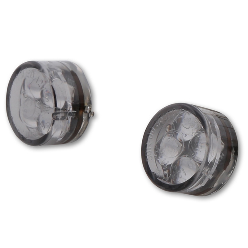 Motorfietsknipperlichten Highsider Smart Module Sixteen LED rookgrijs