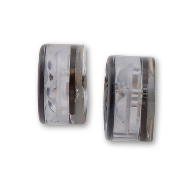Motorfiets richtingaanwijzers Highsider Smart Module Zestien LED 2in1 rookgrijs