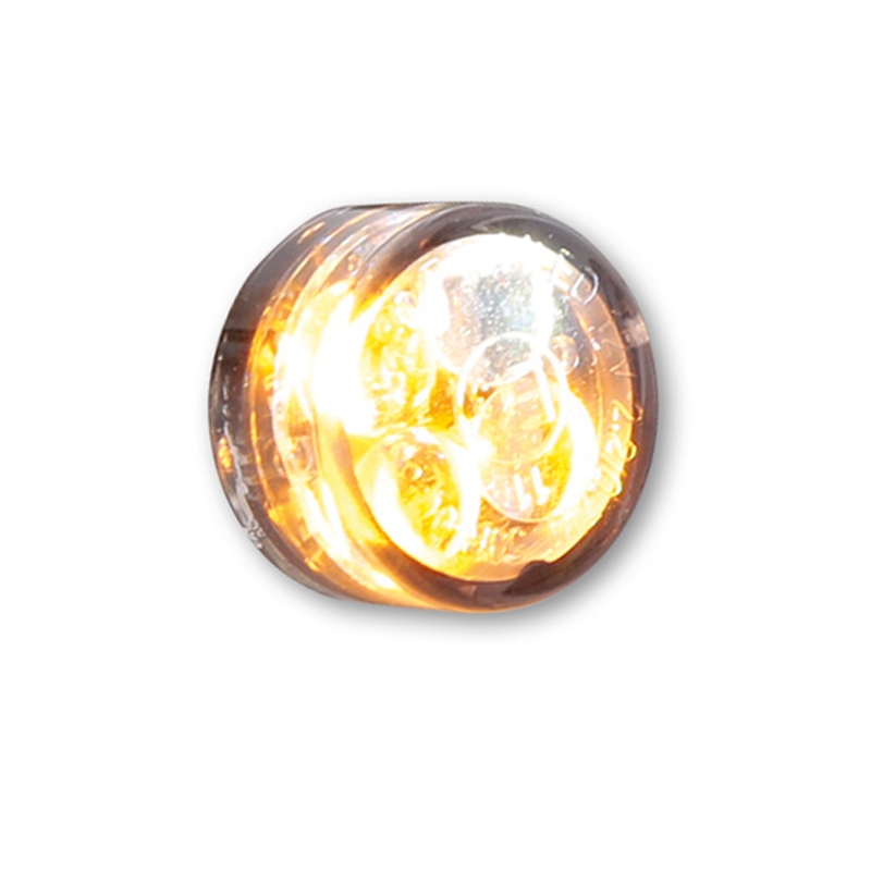 Motorfiets richtingaanwijzers Highsider Smart Module Zestien LED 2in1 rookgrijs