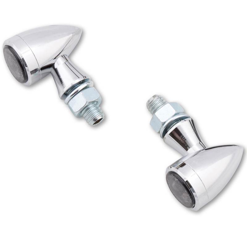 Motorfiets richtingaanwijzers Highsider Smart Sixteen Bullet LED chroom