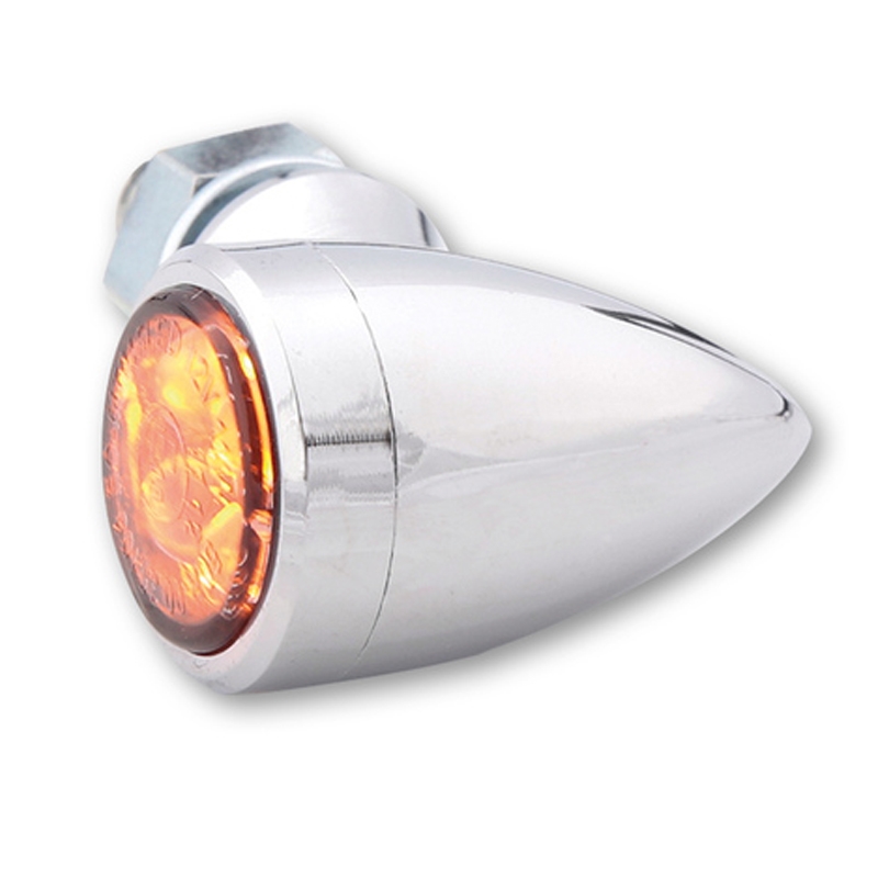 Motorfiets richtingaanwijzers Highsider Smart Sixteen Bullet LED chroom