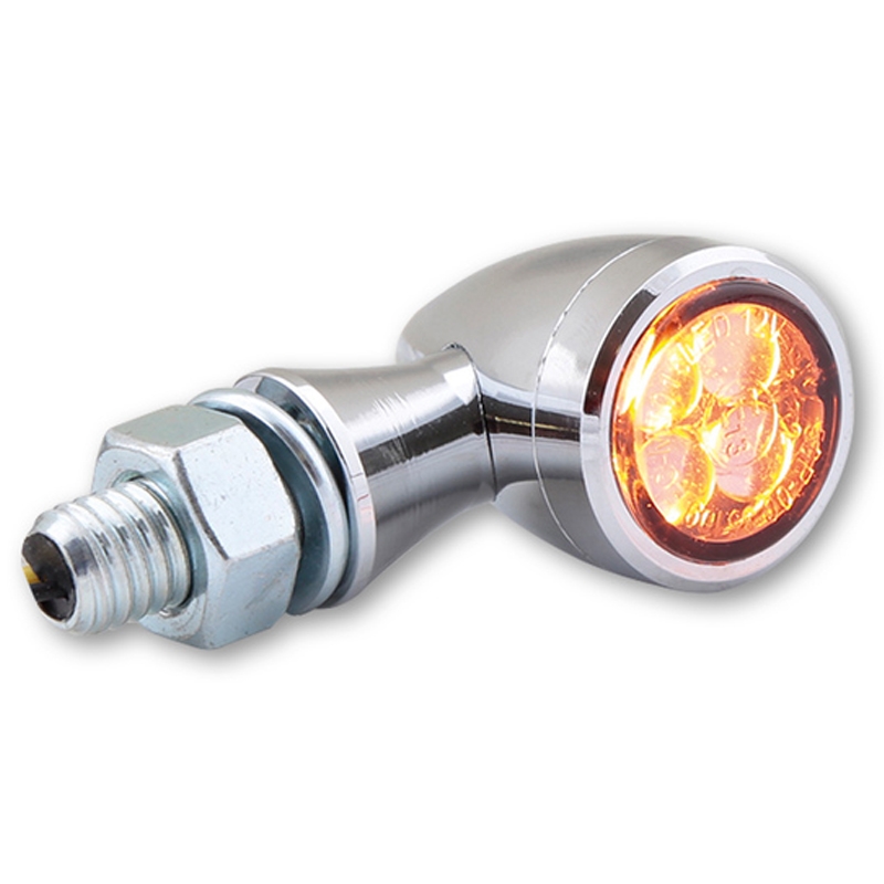 Motorfiets richtingaanwijzers Highsider Smart Sixteen Bullet LED chroom