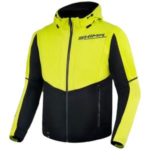 Motorjas Shima Daybreaker zwart-fluogeel