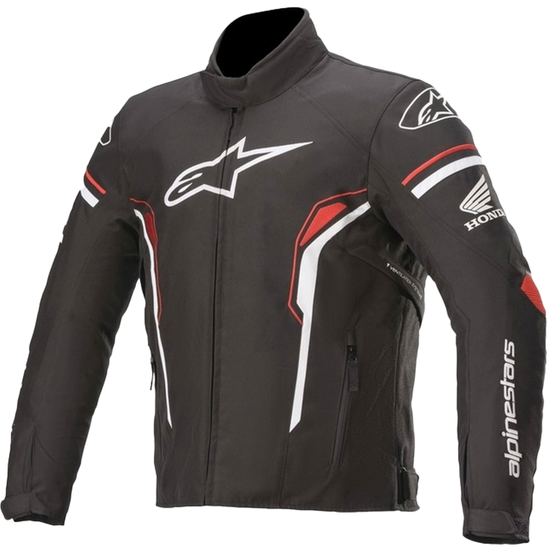 Alpinestars T-SP-1 Waterdicht Honda Zwart, Rood en Wit Motorjack