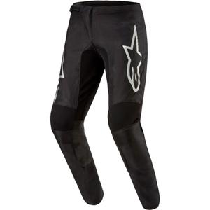 Alpinestars Fluid Graphite Motorcrossbroek Zwart en Zilver