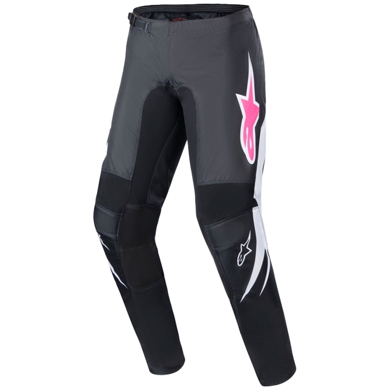 Alpinestars Stella Fluid dames crossbroek zwart-wit