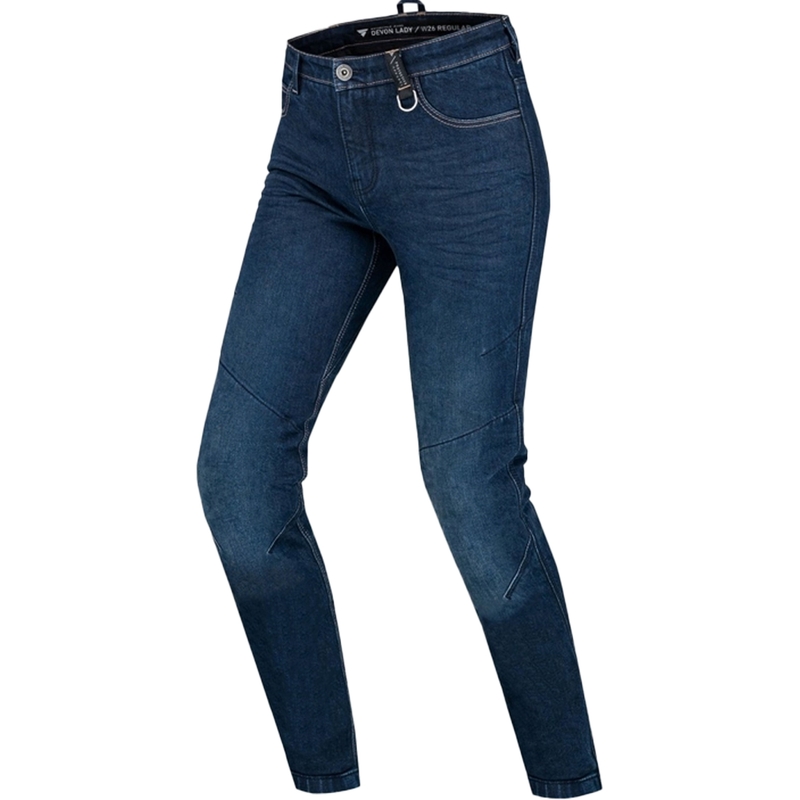 Shima Devon donkerblauwe motorjeans voor dames