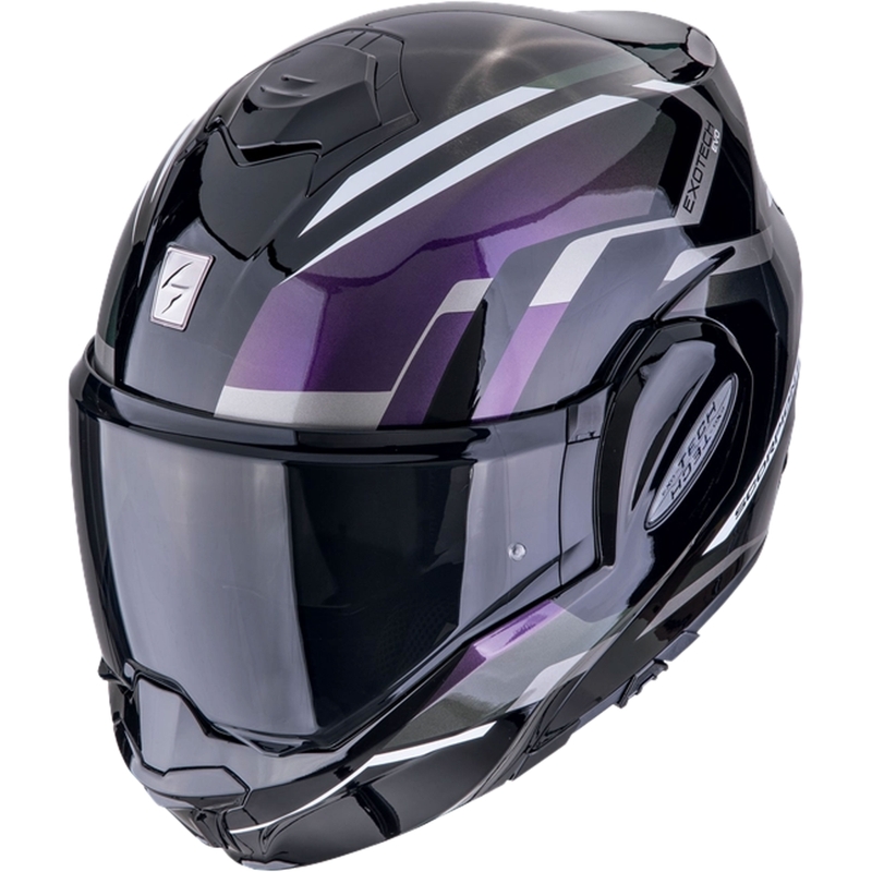 Opvouwbare motorhelm Scorpion EXO-TECH EVO FURIO zwart kameleon