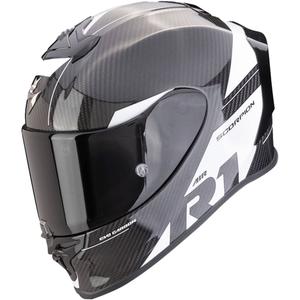 Integraalhelm Scorpion EXO-R1 EVO Carbon Air Rally zwart-wit