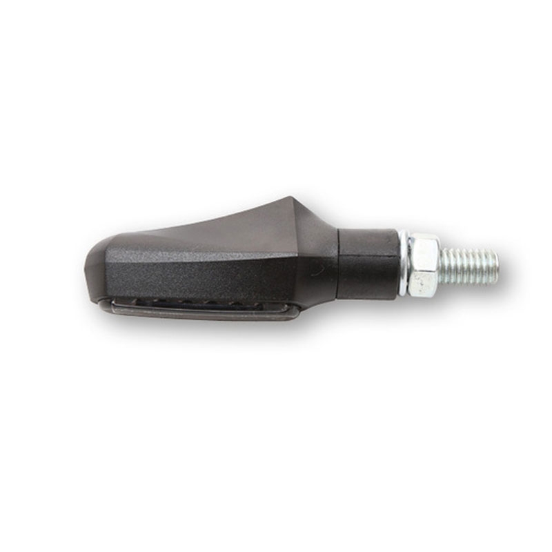 Motorfiets richtingaanwijzers Highsider Smart Shorty Fin 3in1 zwart