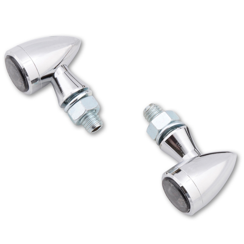 Motorfiets richtingaanwijzers Highsider Smart Sixteen Bullet LED 3in1 chroom