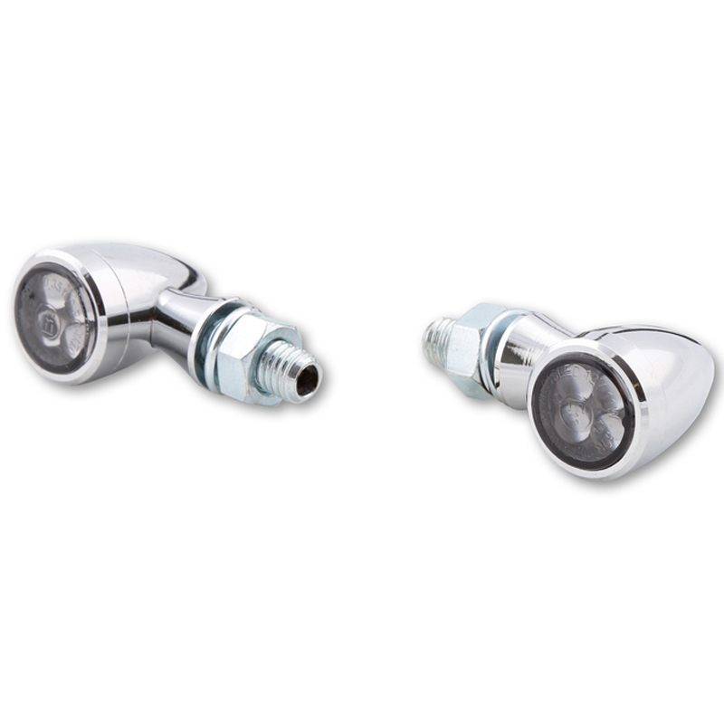 Motorfiets richtingaanwijzers Highsider Smart Sixteen Bullet LED 3in1 chroom