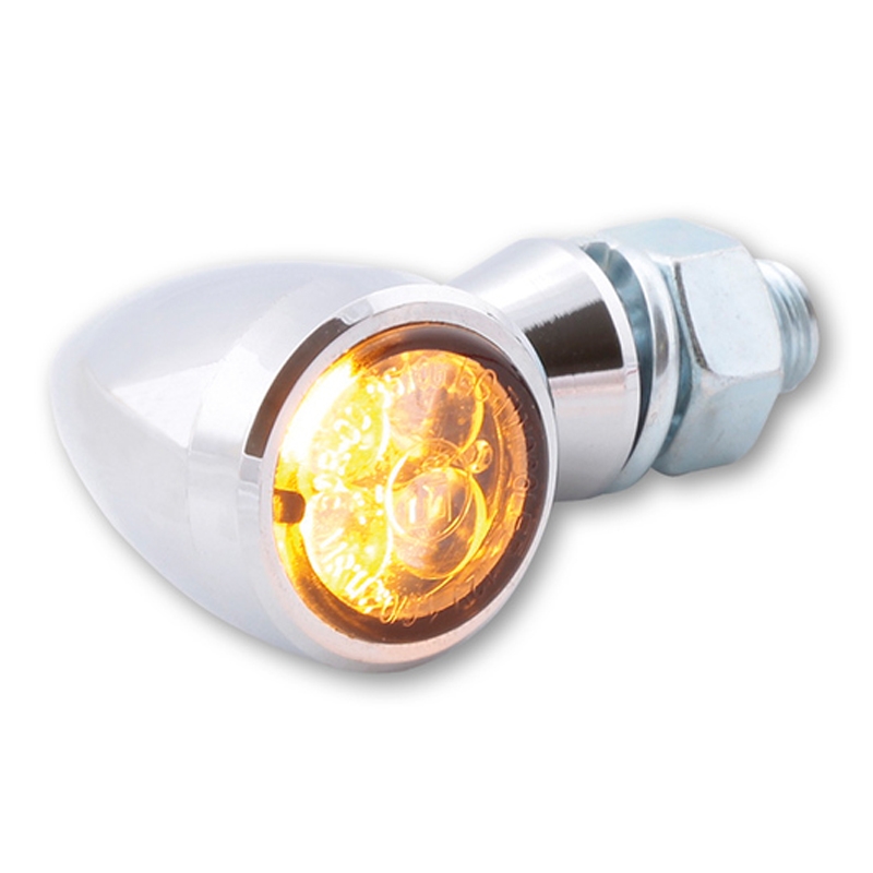 Motorfiets richtingaanwijzers Highsider Smart Sixteen Bullet LED 3in1 chroom
