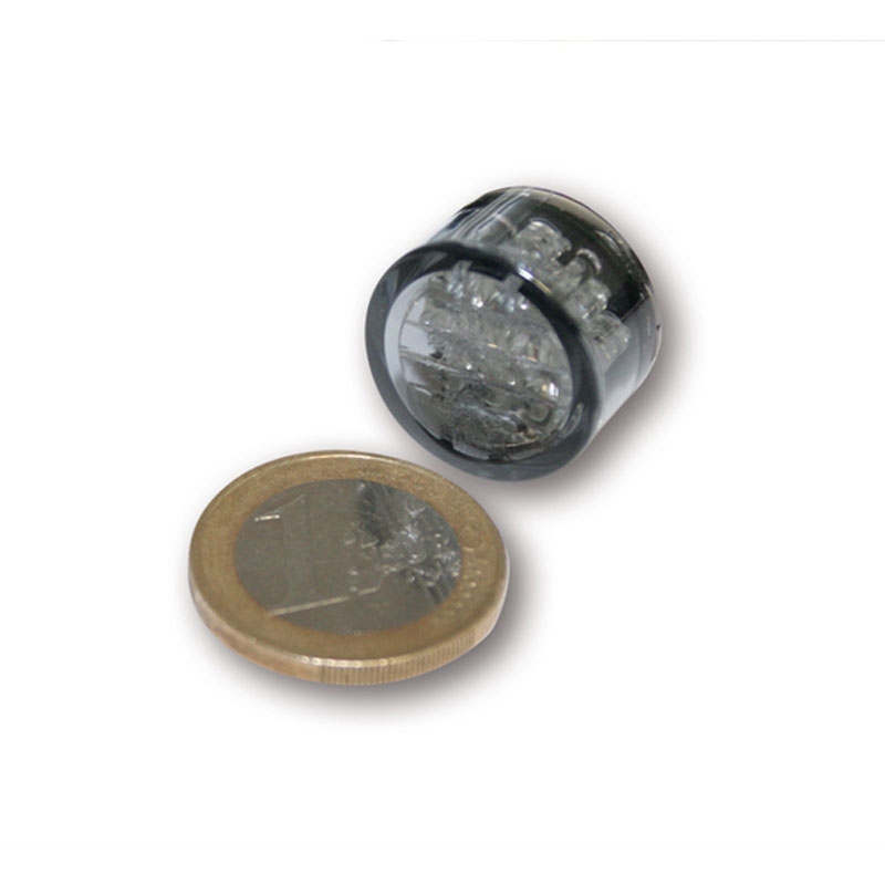 Highsider Smart Pin LED motorachterlicht, rookgrijs
