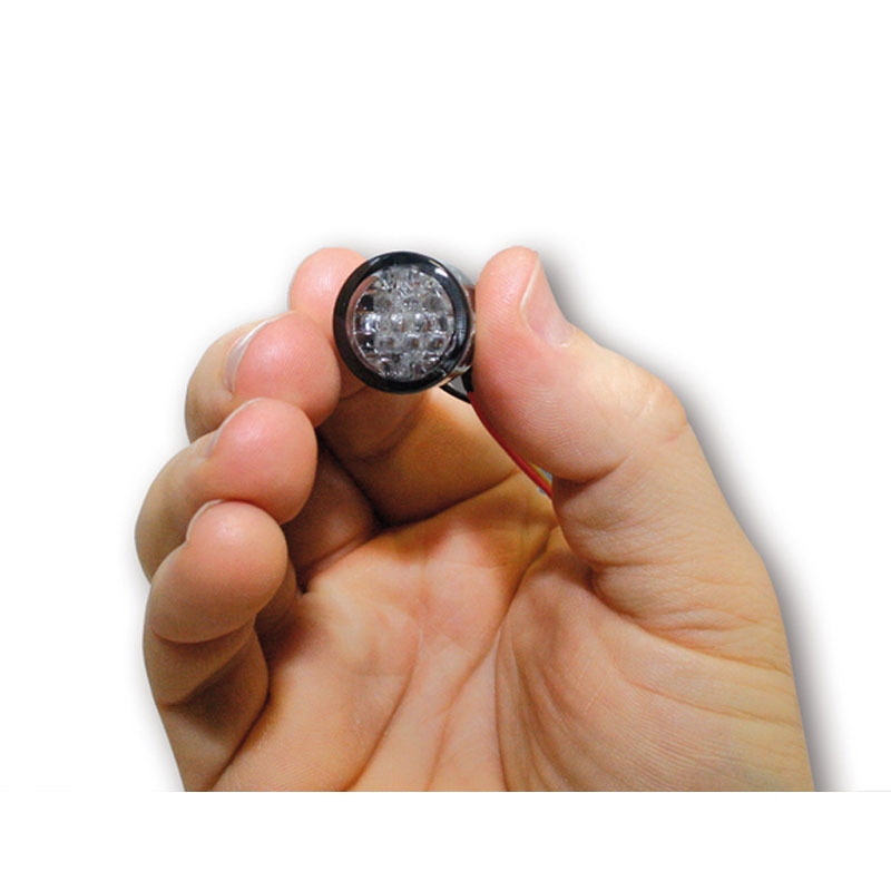 Highsider Smart Pin LED motorachterlicht, rookgrijs