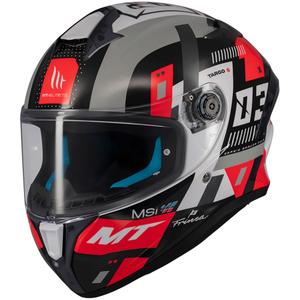 Integraal motorhelm MT Targo S SERGIO GARCIA zwart-grijs-rood