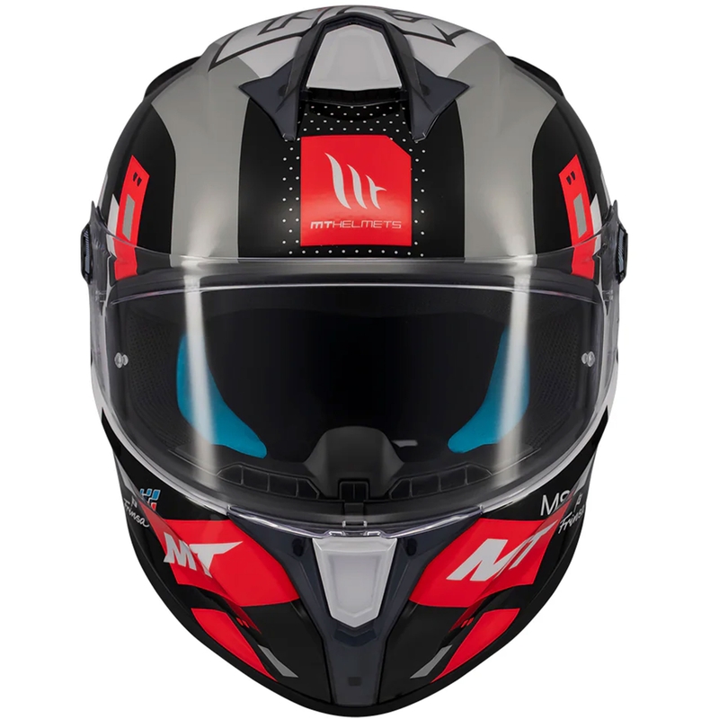 Integraal motorhelm MT Targo S SERGIO GARCIA zwart-grijs-rood