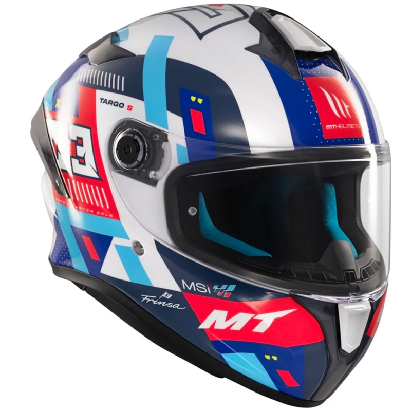 MT Targo S integraal motorhelm SERGIO GARCIA blauw-rood-wit