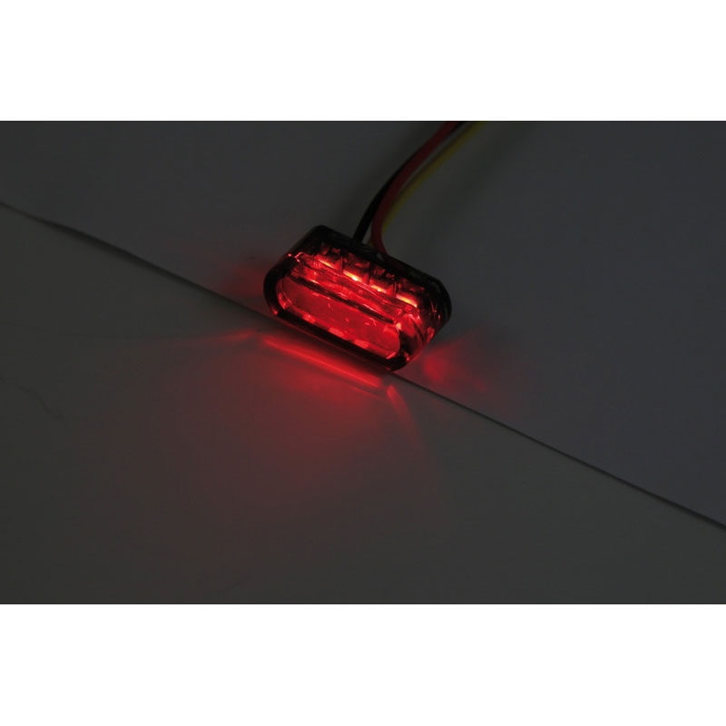 Highsider Smart Module 1 LED motorachterlicht, rookgrijs