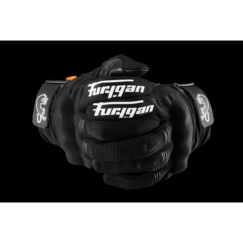 Furygan Jet Lady D3O® Evo dames motorhandschoenen zwart-wit