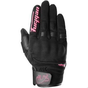 Furygan Jet Lady D3O® Evo dames motorhandschoenen zwart-roze